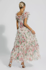 Nola Ruched Floral Maxi Dress | Dress In Beauty