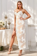 Split Thigh Sequin Cami Long Dress | Dress In Beauty