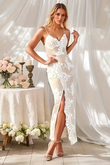 Split Thigh Sequin Cami Long Dress | Dress In Beauty