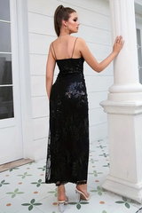 Split Thigh Sequin Cami Long Dress | Dress In Beauty