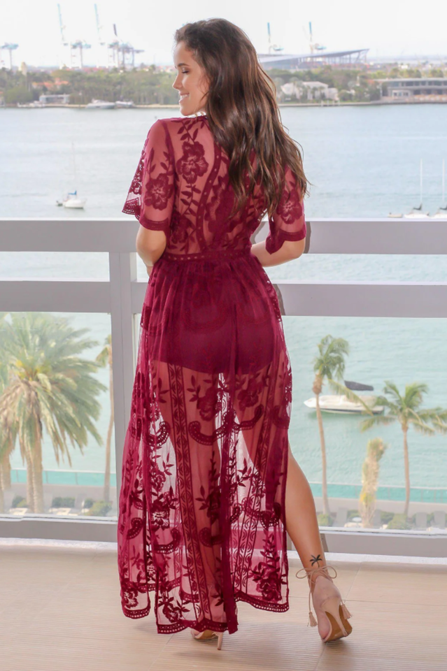 Boho Lace Maxi Dress | Dress In Beauty