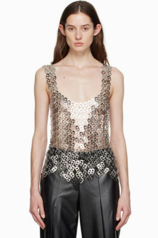Rein Can-Tab Chainmail Top | Dress In Beauty