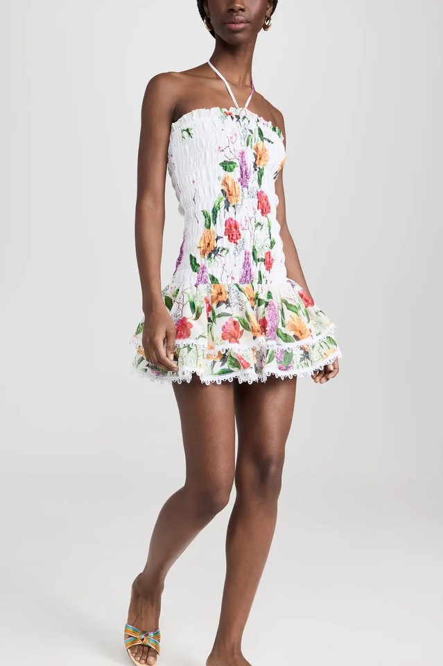 cusia short dress Charo Ruiz Ibiza Cusia Short Dress in White Bonita