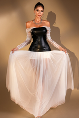 Kallatos Mesh Patchwork Dress | Dress In Beauty