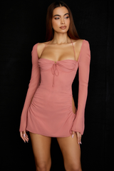Chiffon Halter Mini Dress | Dress In Beauty