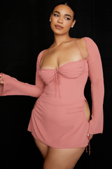 Chiffon Halter Mini Dress | Dress In Beauty