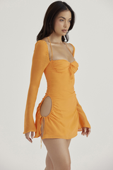 Chiffon Halter Mini Dress | Dress In Beauty