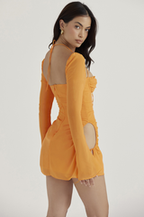 Chiffon Halter Mini Dress | Dress In Beauty