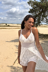 Ariya Lace Up Playsuit | Dress In Beauty