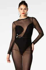 Lilyana Black Mesh Bandage Dress | Dress In Beauty