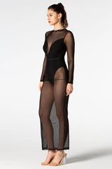 Lilyana Black Mesh Bandage Dress | Dress In Beauty