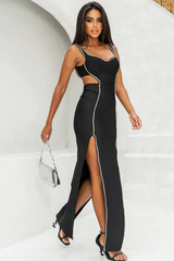 Martha Black High Slits Dress | Dress In Beauty