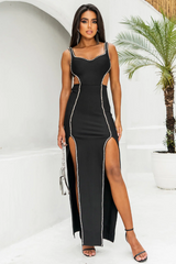 Martha Black High Slits Dress | Dress In Beauty