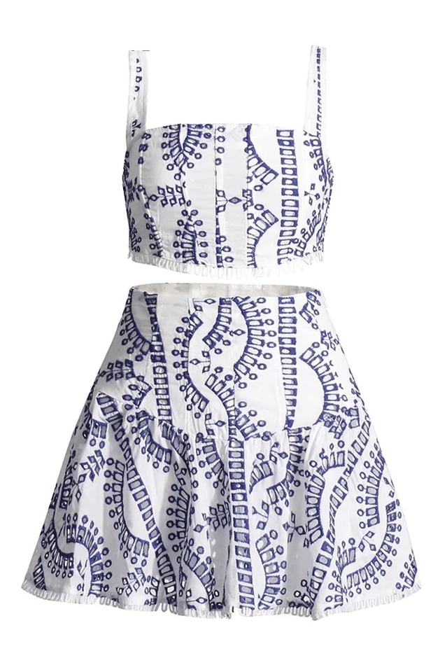 Cora Crop Top + Skirt Set | Dress In Beauty