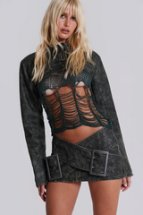 Denim Assassin Micro Mini Skirt | Dress In Beauty