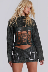 Denim Assassin Micro Mini Skirt | Dress In Beauty