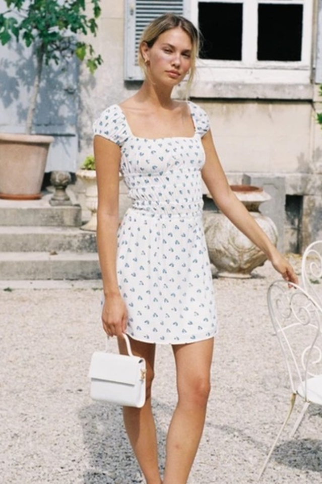 marseille mini dress Marseille Linen Mini Dress with headscarf in Pink Sleeper