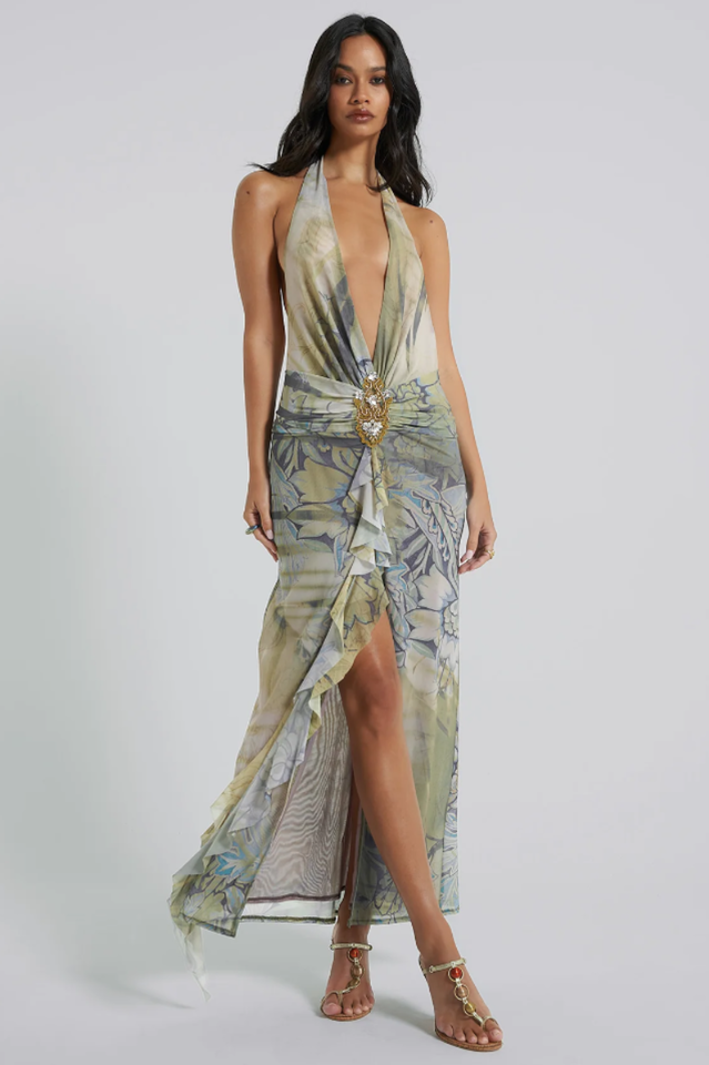 Cindy Plunge Maxi Dress | Dress In Beauty