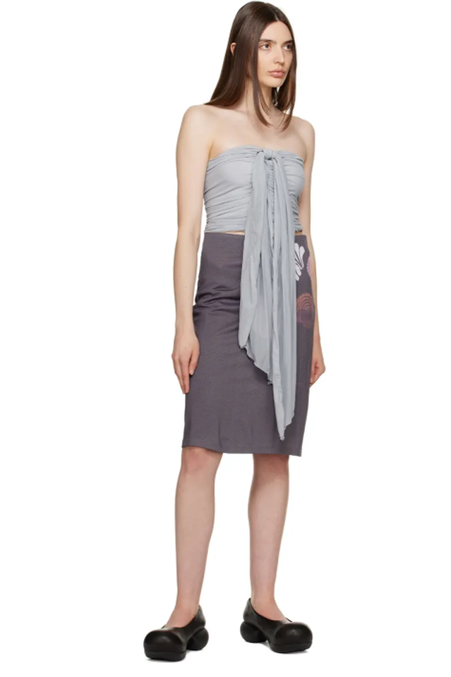 Gray Ruched Camisole | Dress In Beauty