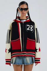 Team 23 Knitted Zip Through | Dress In Beauty
