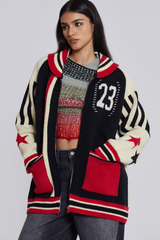 Team 23 Knitted Zip Through | Dress In Beauty
