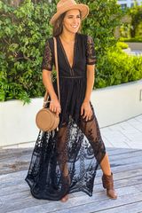 Boho Lace Maxi Dress | Dress In Beauty