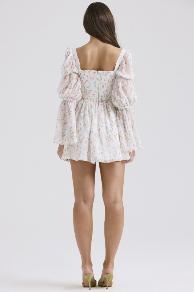 Sancia Printed Puff Sleeve Mini Dress | Dress In Beauty