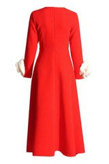 Alyvia Flower Embellished Midi Dress | Dress In Beauty