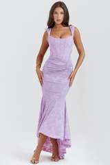 Cesca Retro Cream White Floral Maxi Dress | Dress In Beauty