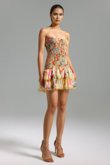 Naja Layered Printed Mini Dress | Dress In Beauty