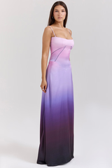Anabella Black Lace Up Maxi Dress | Dress In Beauty