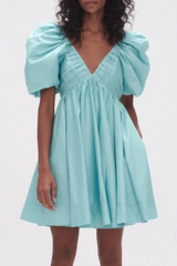Gabrielle Plunge Mini Dress | Dress In Beauty