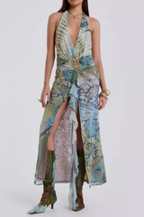 Cindy Plunge Maxi Dress | Dress In Beauty