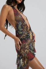 Cindy Plunge Mini Dress | Dress In Beauty