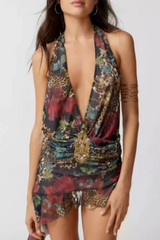Cindy Plunge Mini Dress | Dress In Beauty