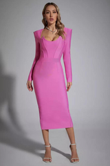 Delilah Bandage Midi Dress