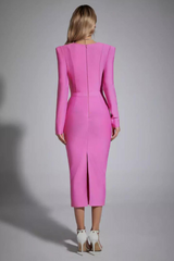 Delilah Bandage Midi Dress