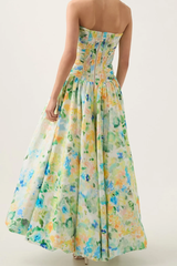 Violette Bubble Hem Maxi Dress