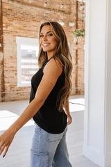 Lambert Half Button Tank Top
