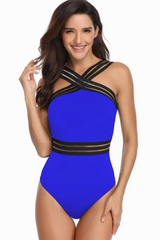 Bandage Cross Back Swimming Suit | Dress In Beauty