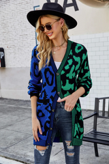 Hollis Leopard Knit Long Cardigan | Dress In Beauty