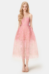 Pink Beaded Lace Dress | Dress In Beauty