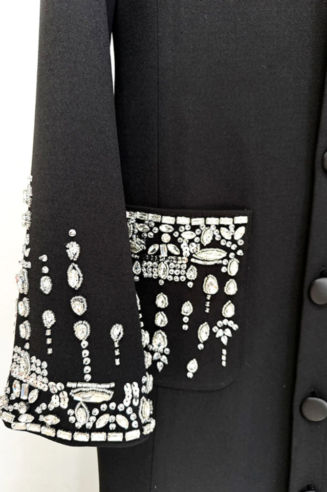Crystal Sequin Maxi Coat Dress | Dress In Beauty