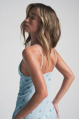 SKIMS Velvet Lace Slip Dress