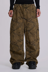 Forest Camo Parachute Pants | Dress In Beauty
