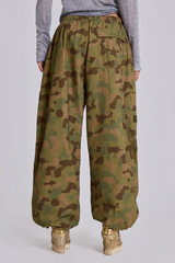 Forest Camo Parachute Pants | Dress In Beauty