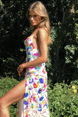 Fanny Embroidered Sequins Backless Maxi Dress | Dress In Beauty