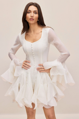 Miranda Asymmetric Hem Mini Dress | Dress In Beauty