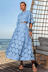 Madeline Lace Top & Maxi Skirt Set | Dress In Beauty