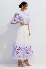 Kelly Floral Embroidered Set | Dress In Beauty